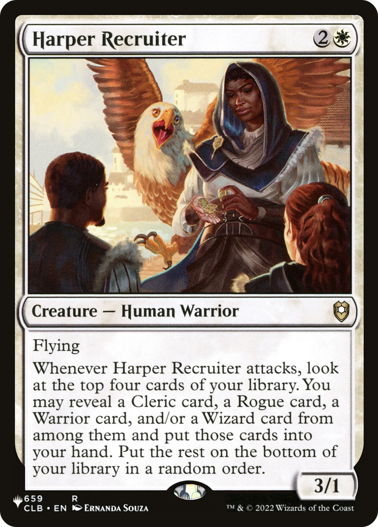 Harper Recruiter (CLB) [The List] | Cards and Coasters CA