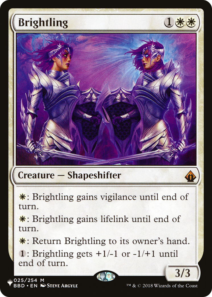 Brightling [The List Reprints] | Cards and Coasters CA