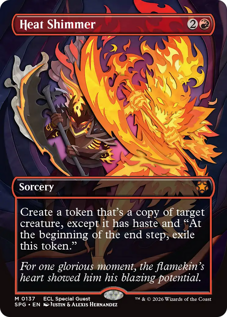 Heat Shimmer (Borderless) [Lorwyn Eclipsed Special Guests] | Cards and Coasters CA