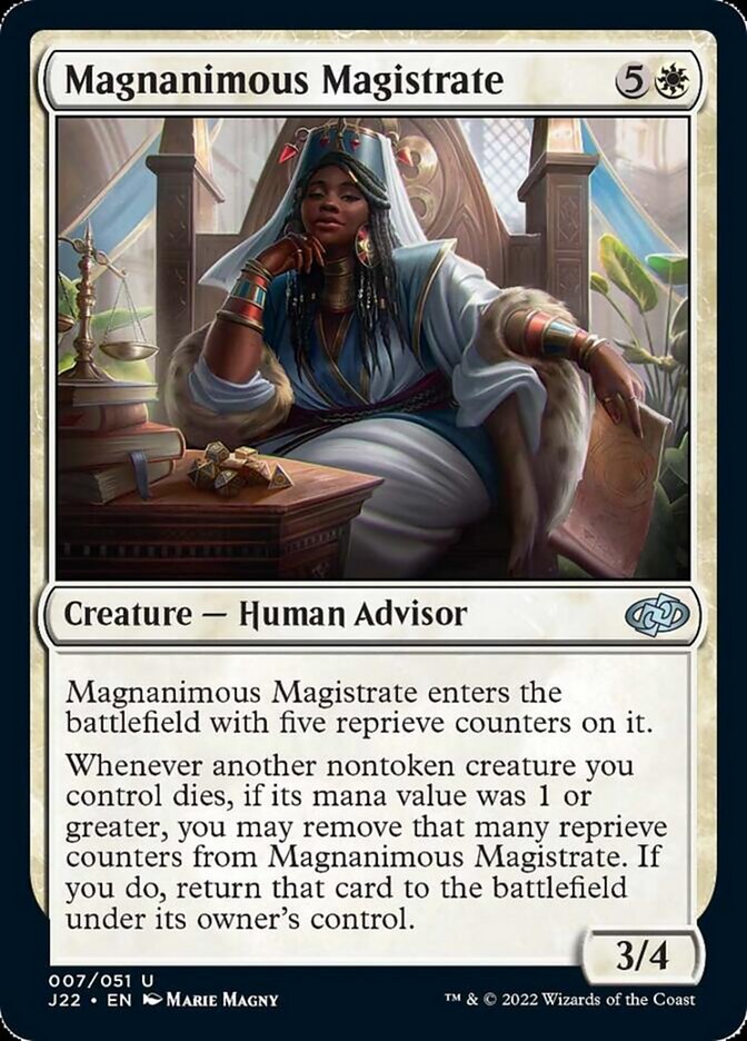 Magnanimous Magistrate [Jumpstart 2022] | Cards and Coasters CA