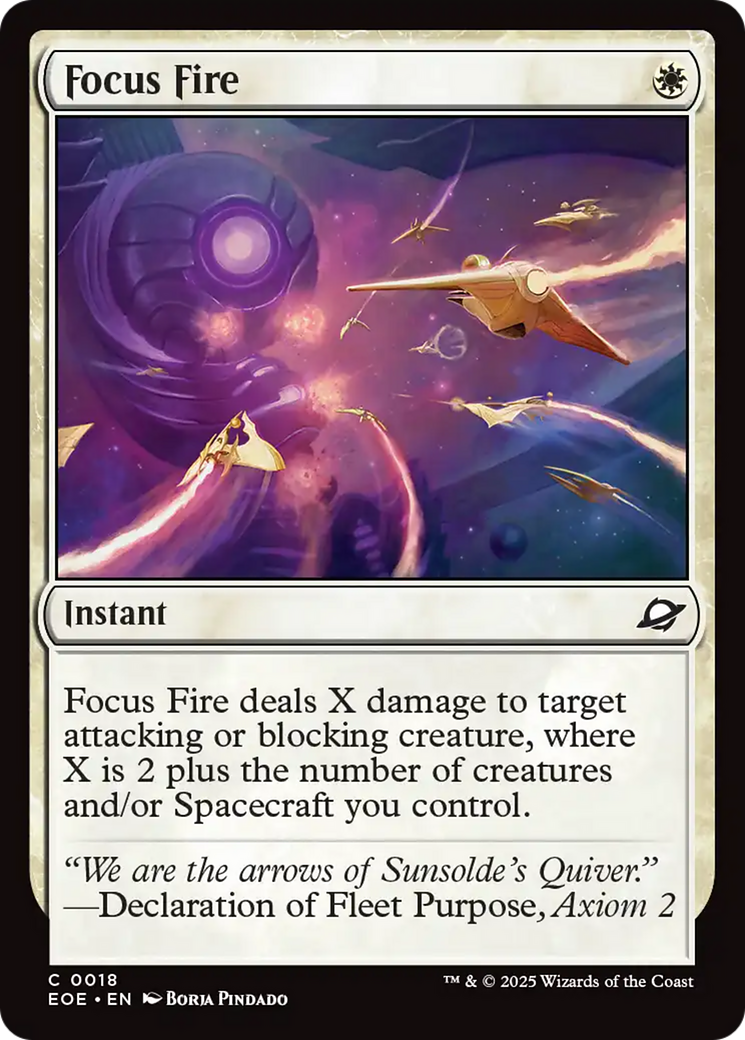 Focus Fire [Edge of Eternities] | Cards and Coasters CA