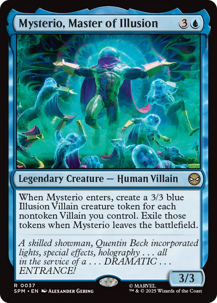 Mysterio, Master of Illusion [Marvel's Spider-Man] | Cards and Coasters CA