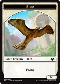 Bird (003) // Squirrel (015) Double-Sided Token [Modern Horizons Tokens] | Cards and Coasters CA