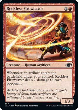 Reckless Fireweaver [Jumpstart 2022] | Cards and Coasters CA