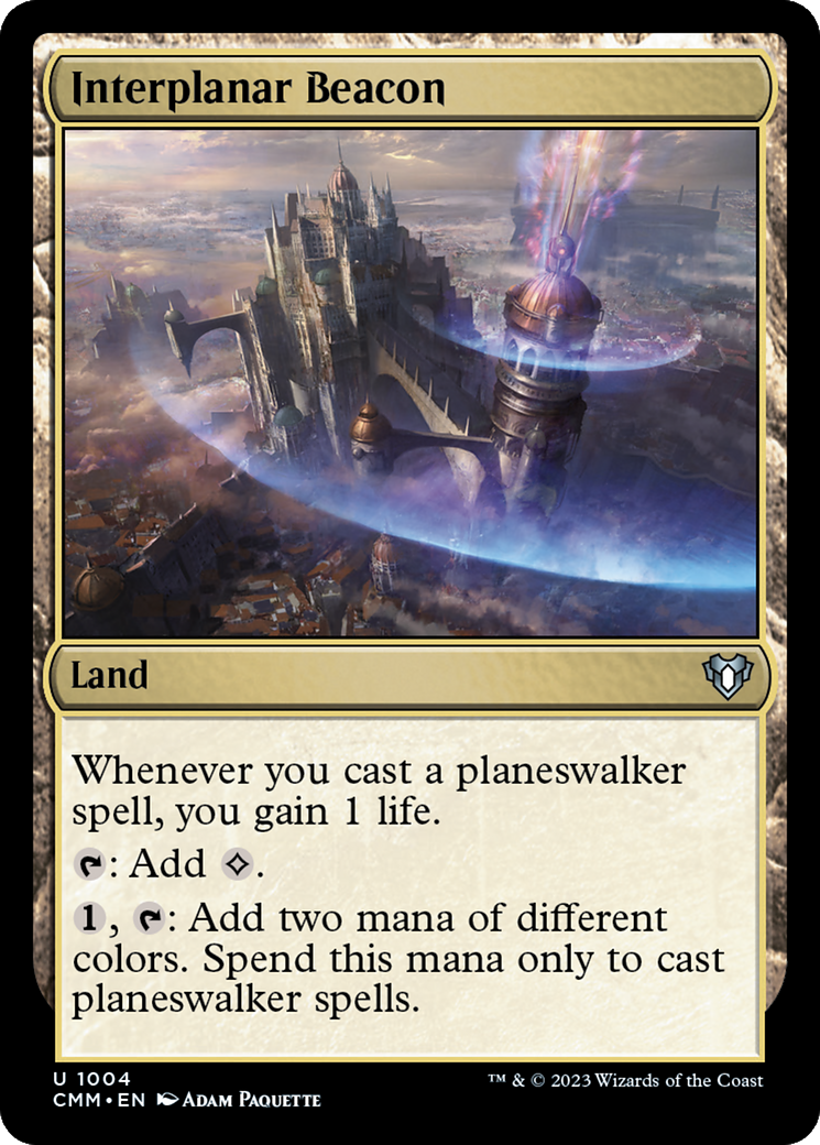 Interplanar Beacon [Commander Masters] | Cards and Coasters CA