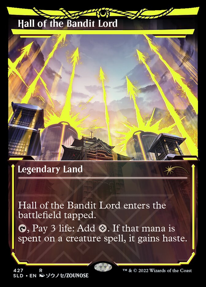 Hall of the Bandit Lord (Neon Ink Yellow) [Secret Lair Drop Series] | Cards and Coasters CA