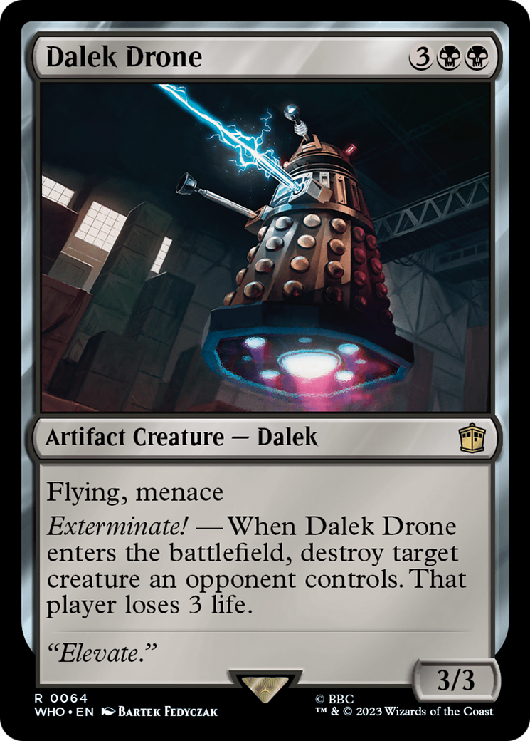 Dalek Drone [Doctor Who] | Cards and Coasters CA