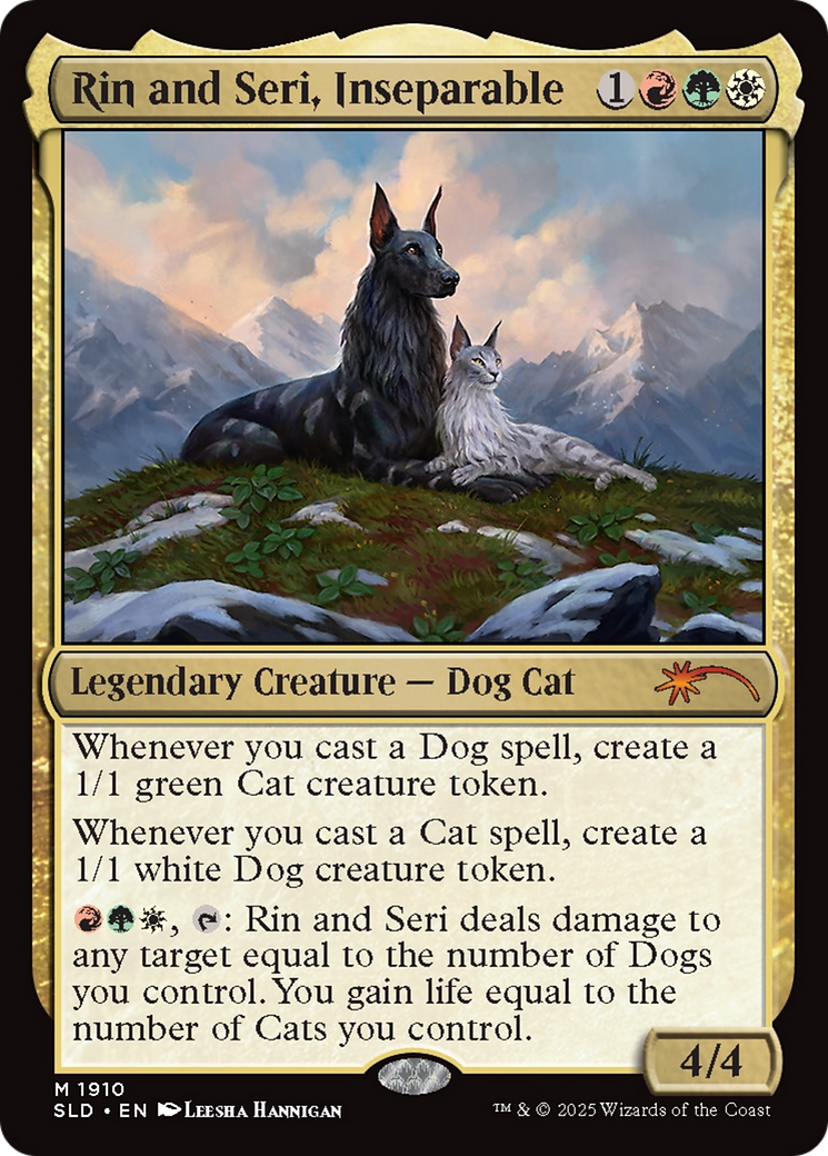 Rin and Seri, Inseparable (1910) [Secret Lair Drop Series] | Cards and Coasters CA