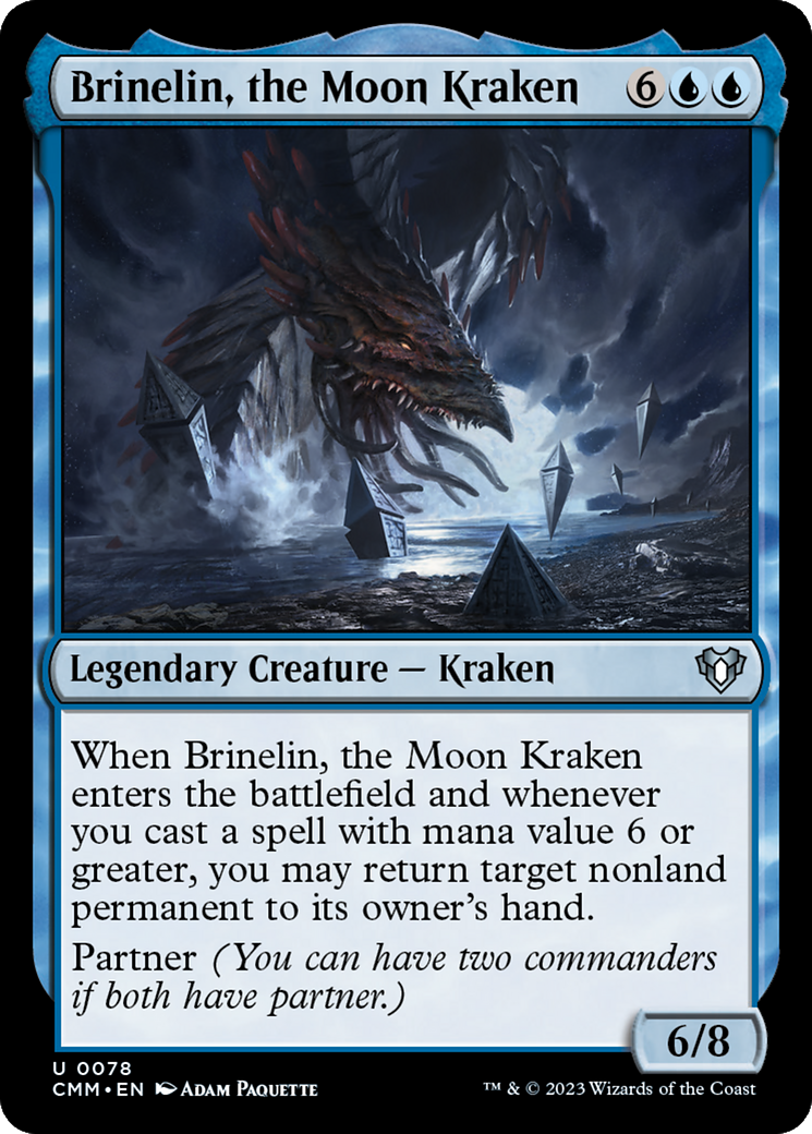 Brinelin, the Moon Kraken [Commander Masters] | Cards and Coasters CA