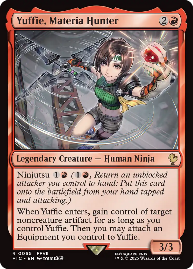 Yuffie, Materia Hunter [FINAL FANTASY Commander] | Cards and Coasters CA