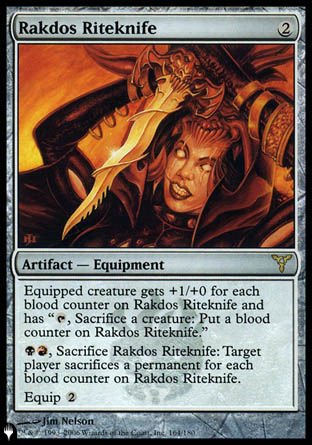 Rakdos Riteknife [The List] | Cards and Coasters CA