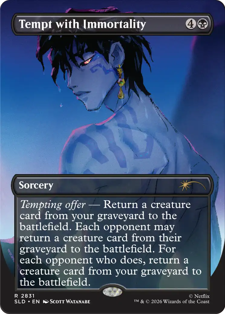 Tempt with Immortality [Secret Lair Drop Series] | Cards and Coasters CA