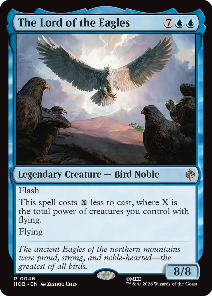 The Lord of the Eagles [The Hobbit] | Cards and Coasters CA