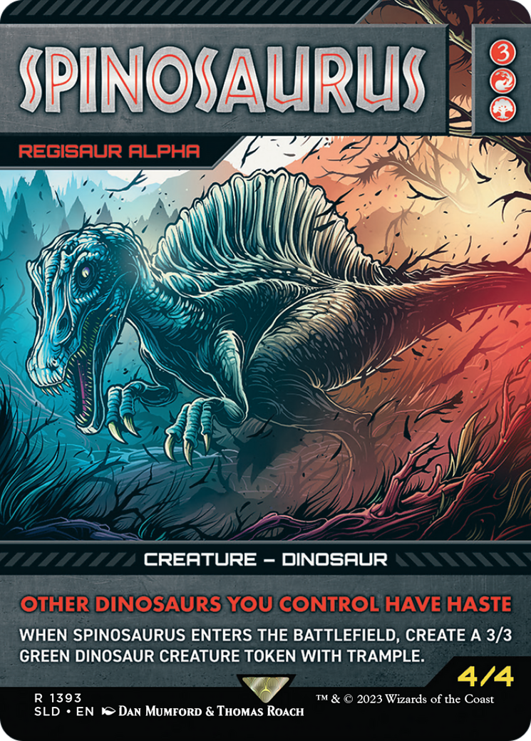 Spinosaurus - Regisaur Alpha [Secret Lair Drop Series] | Cards and Coasters CA