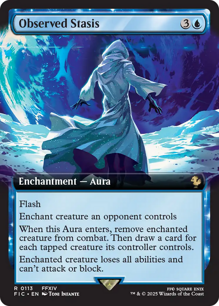 Observed Stasis (Extended Art) [FINAL FANTASY Commander] | Cards and Coasters CA