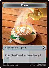 Monk // Food (0021) Double-Sided Token [Avatar: The Last Airbender Tokens] | Cards and Coasters CA