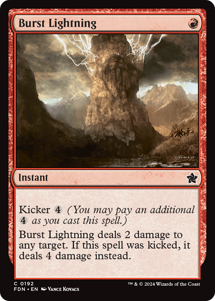 Burst Lightning [Foundations] | Cards and Coasters CA