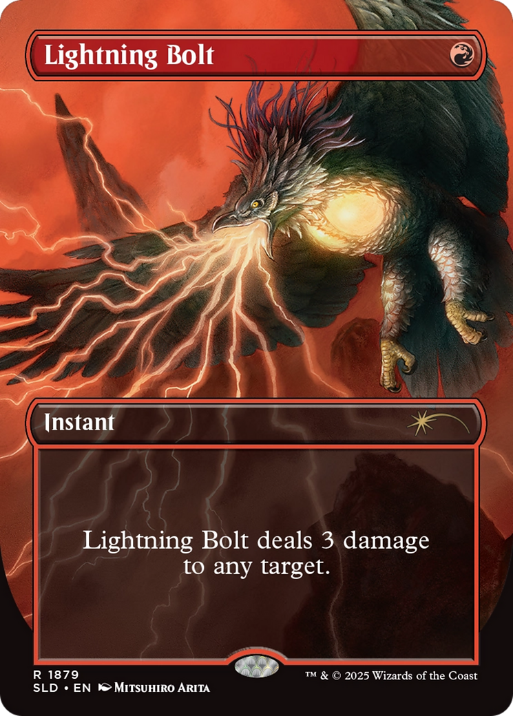 Lightning Bolt (1879) (Rainbow Foil) [Secret Lair Drop Series] | Cards and Coasters CA