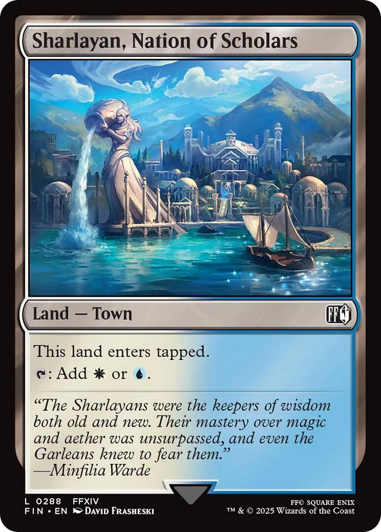 Sharlayan, Nation of Scholars [FINAL FANTASY] | Cards and Coasters CA