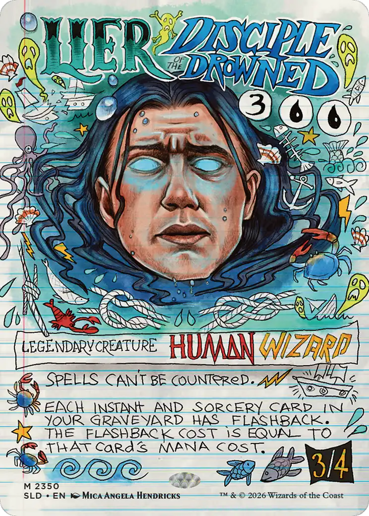 Lier, Disciple of the Drowned [Secret Lair Drop Series] | Cards and Coasters CA