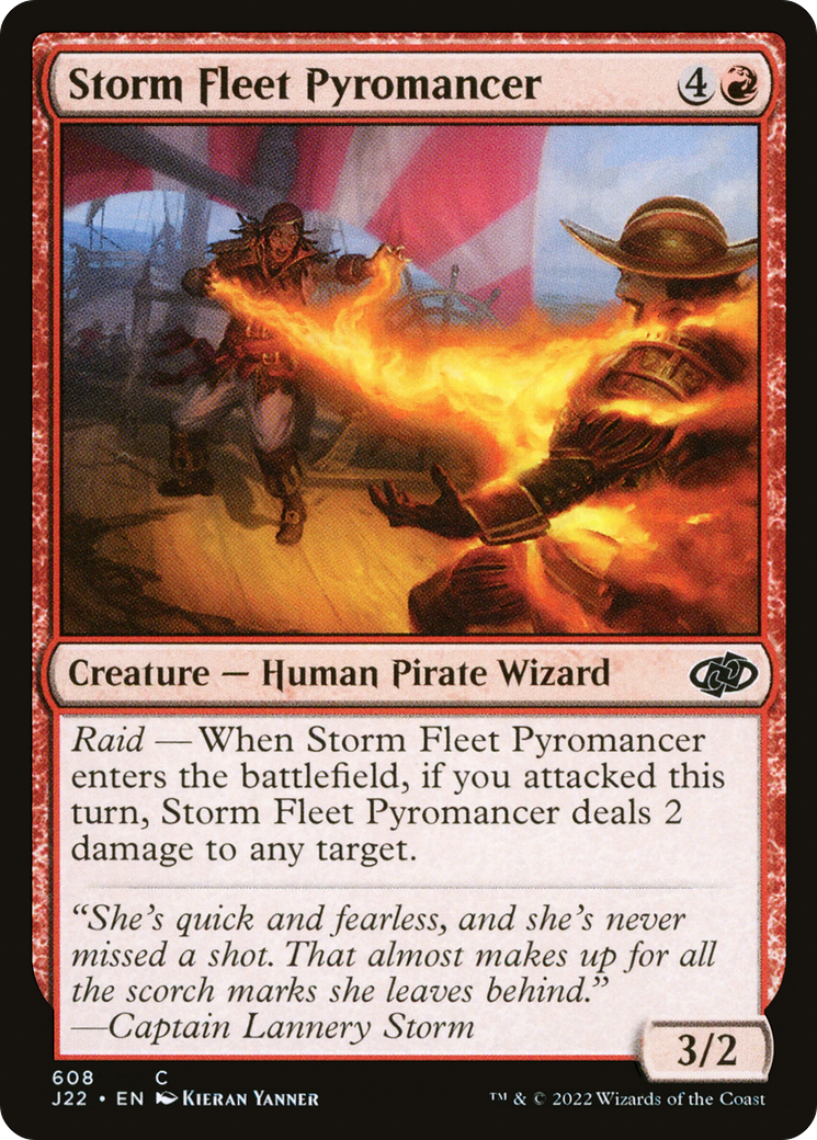 Storm Fleet Pyromancer [Jumpstart 2022] | Cards and Coasters CA