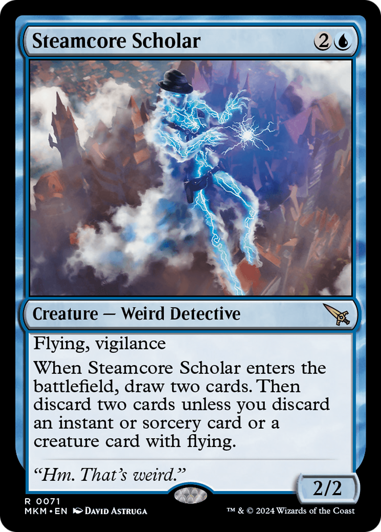 Steamcore Scholar [Murders at Karlov Manor] | Cards and Coasters CA