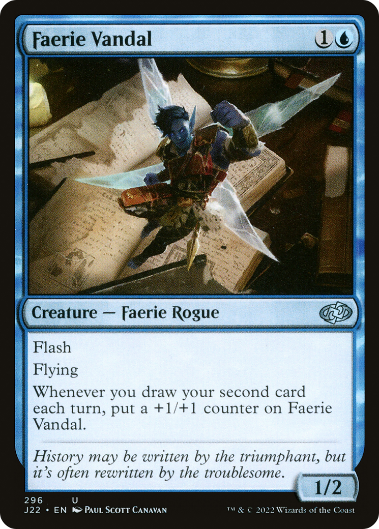 Faerie Vandal [Jumpstart 2022] | Cards and Coasters CA