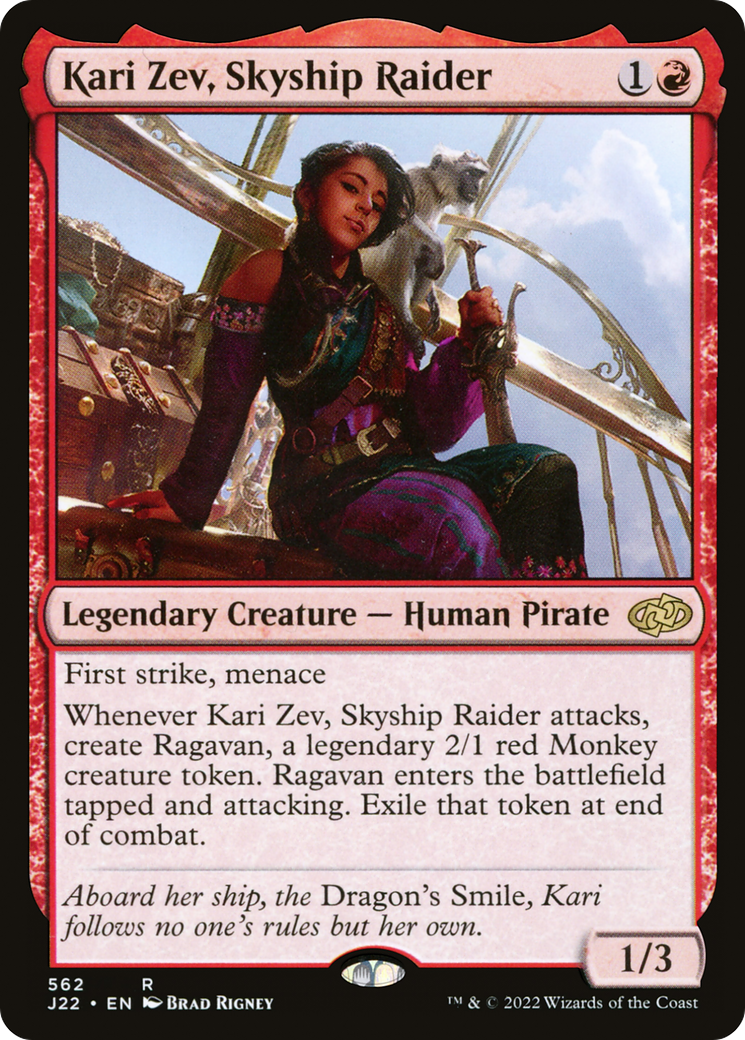 Kari Zev, Skyship Raider [Jumpstart 2022] | Cards and Coasters CA
