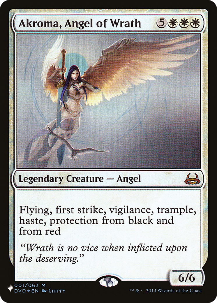 Akroma, Angel of Wrath [The List Reprints] | Cards and Coasters CA