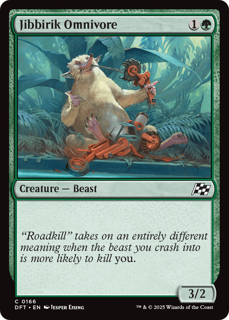 Jibbirik Omnivore [Aetherdrift] | Cards and Coasters CA