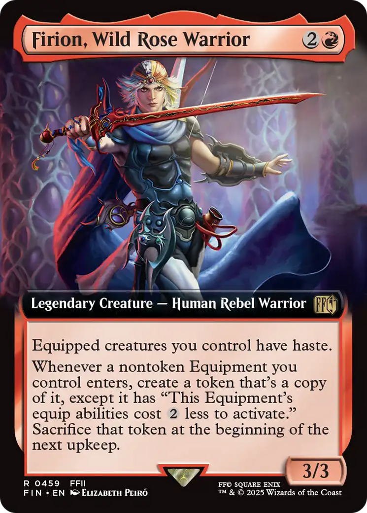 Firion, Wild Rose Warrior (Extended Art) [FINAL FANTASY] | Cards and Coasters CA
