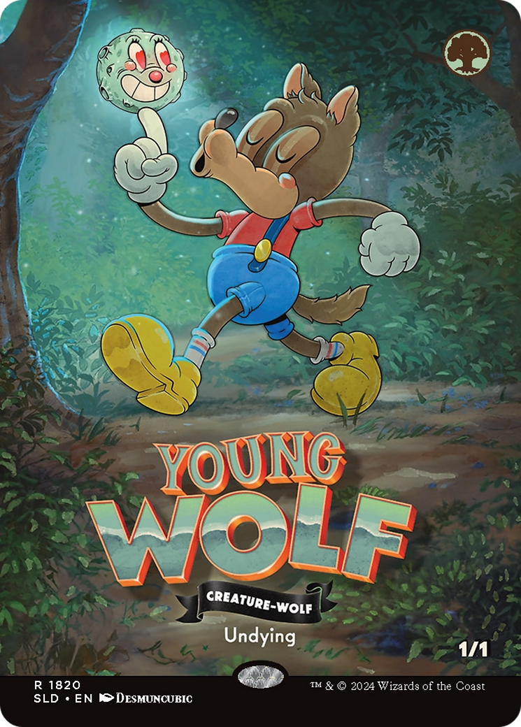 Young Wolf [Secret Lair Drop Series] | Cards and Coasters CA