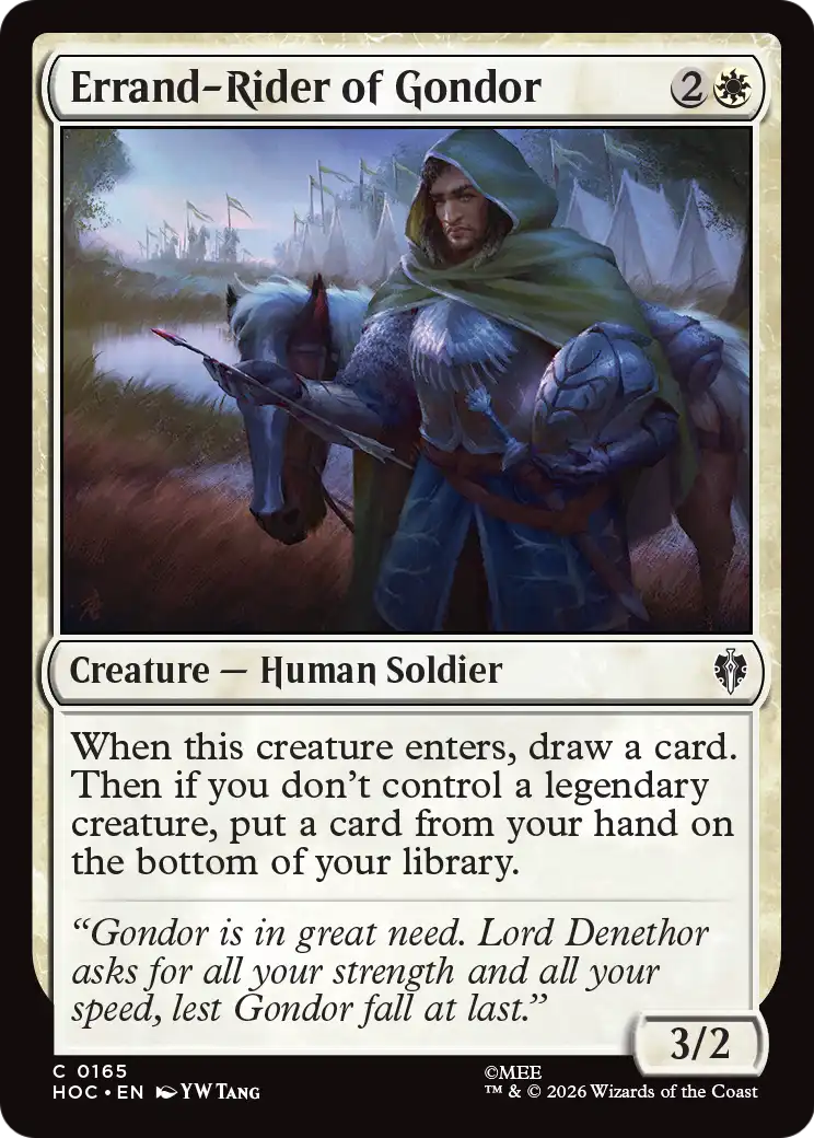 Errand-Rider of Gondor [The Hobbit: Eternal-Legal] | Cards and Coasters CA