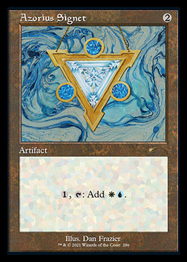 Azorius Signet (Retro) [Secret Lair Drop Series] | Cards and Coasters CA