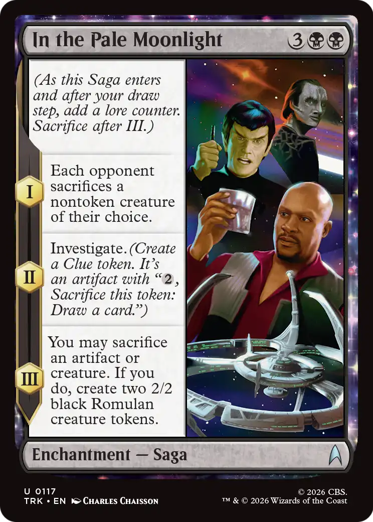In the Pale Moonlight [Star Trek] | Cards and Coasters CA