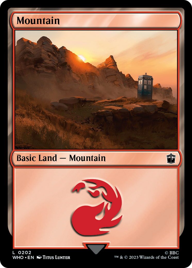 Mountain (0202) [Doctor Who] | Cards and Coasters CA