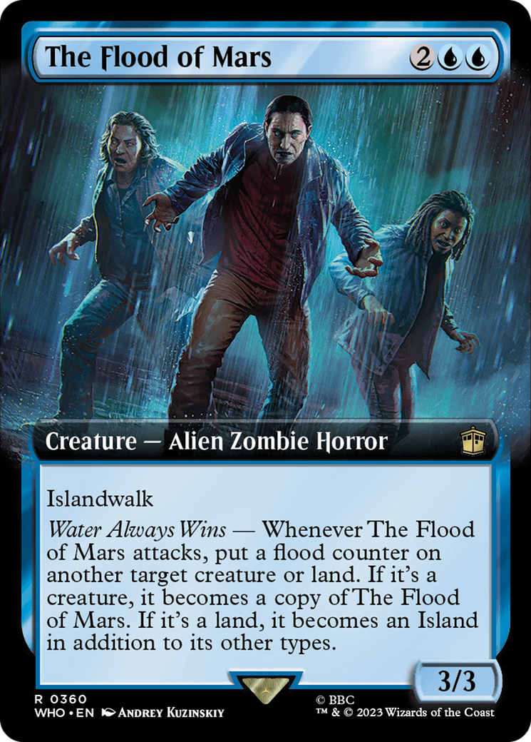 The Flood of Mars (Extended Art) [Doctor Who] | Cards and Coasters CA