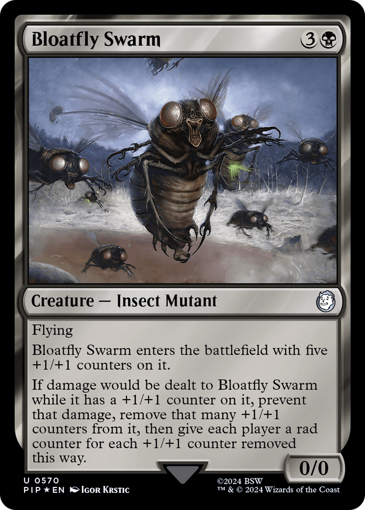 Bloatfly Swarm (Surge Foil) [Fallout] | Cards and Coasters CA