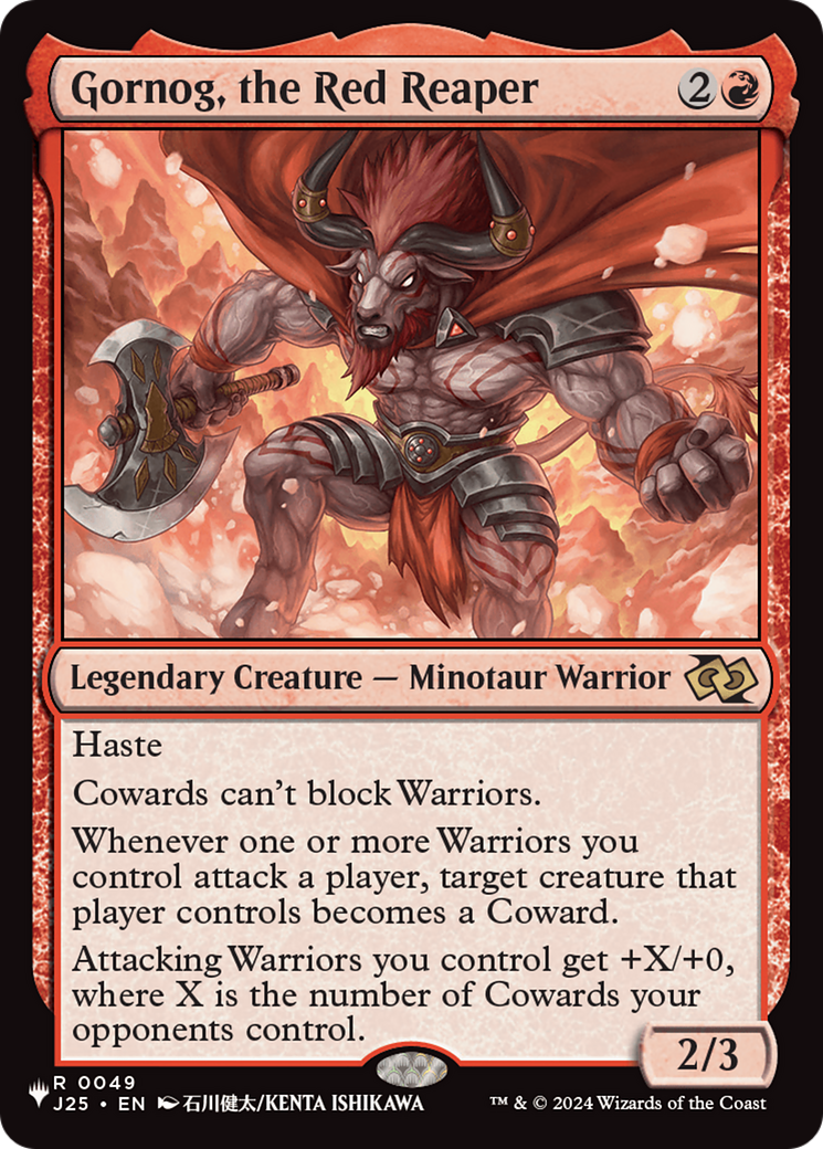 Gornog, the Red Reaper (Anime) [The List] | Cards and Coasters CA