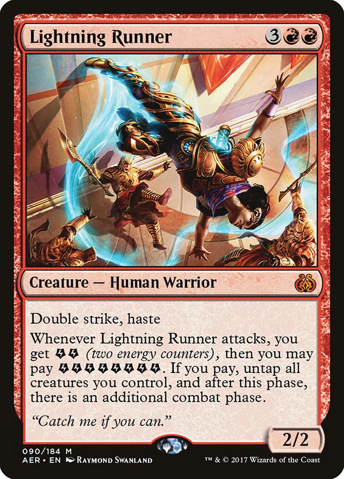 Lightning Runner [Aether Revolt] | Cards and Coasters CA