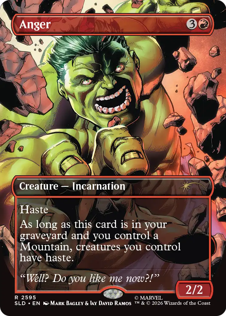 Anger (2595) [Secret Lair Drop Series] | Cards and Coasters CA