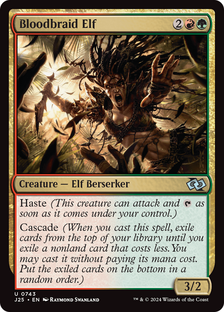 Bloodbraid Elf [Foundations Jumpstart] | Cards and Coasters CA