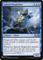 Spined Megalodon [The List Reprints] | Cards and Coasters CA