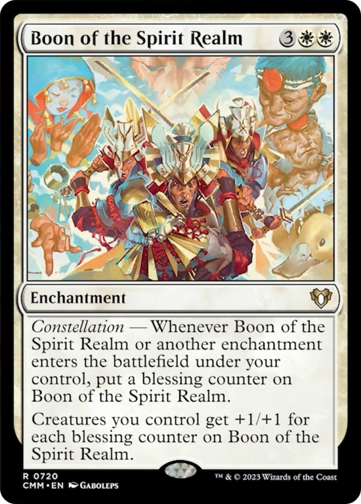 Boon of the Spirit Realm [Commander Masters] | Cards and Coasters CA