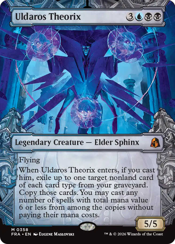 Uldaros Theorix (Showcase) (0358) [Reality Fracture] | Cards and Coasters CA