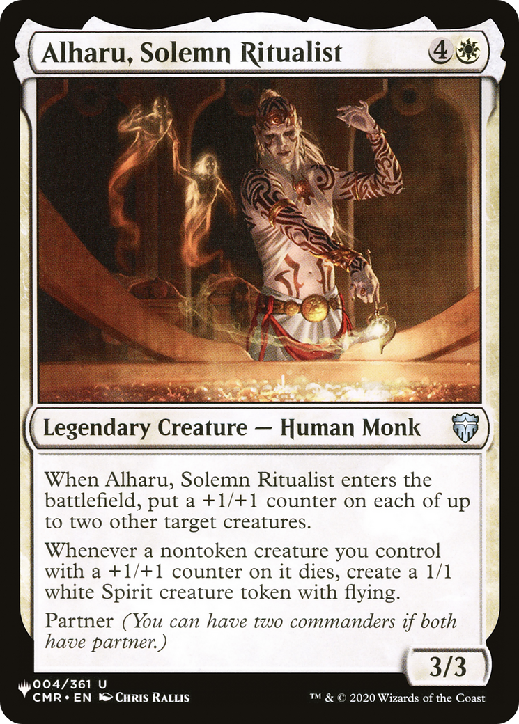 Alharu, Solemn Ritualist [The List Reprints] | Cards and Coasters CA