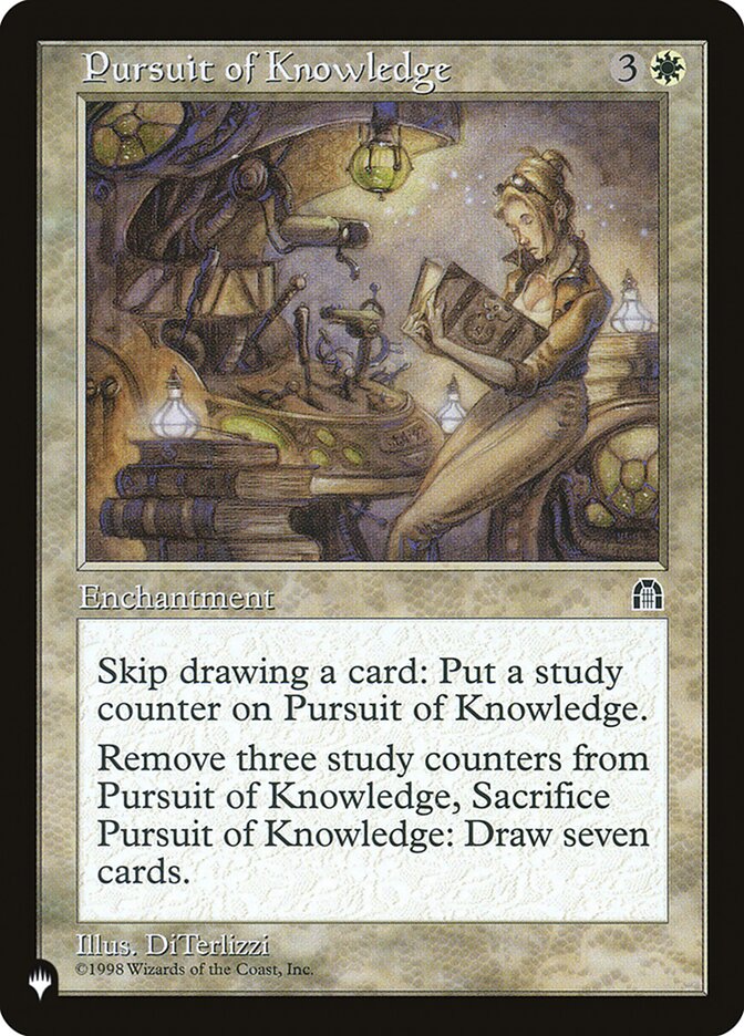 Pursuit of Knowledge [The List] | Cards and Coasters CA