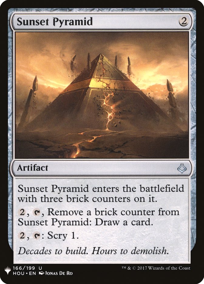 Sunset Pyramid [Mystery Booster] | Cards and Coasters CA