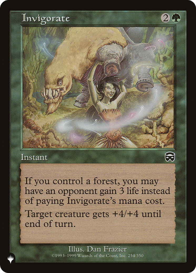 Invigorate (MMQ) [The List Reprints] | Cards and Coasters CA