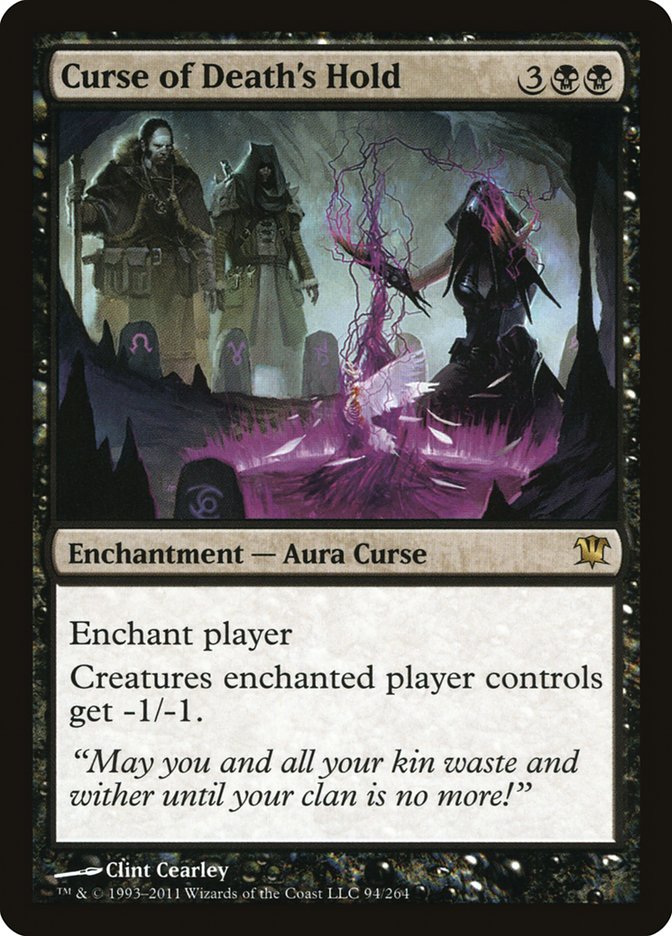 Curse of Death's Hold [Innistrad] | Cards and Coasters CA